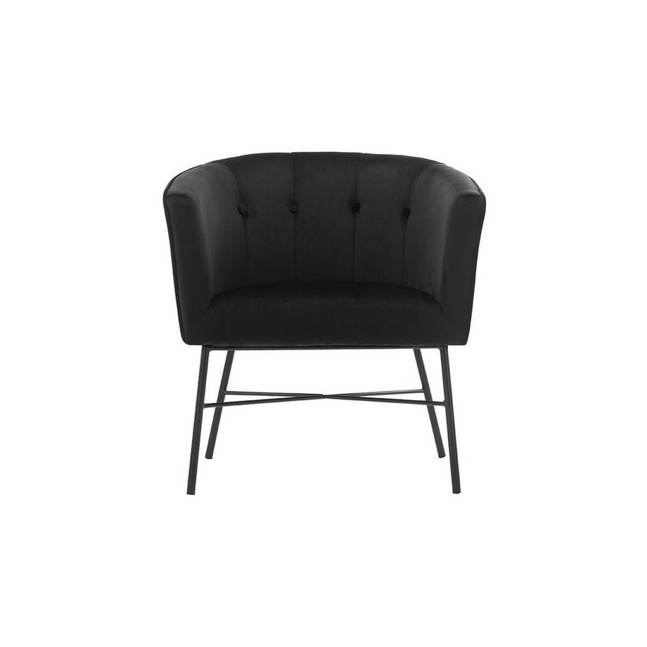 Vente-unique Fauteuil cabriolet en velours FAKART  