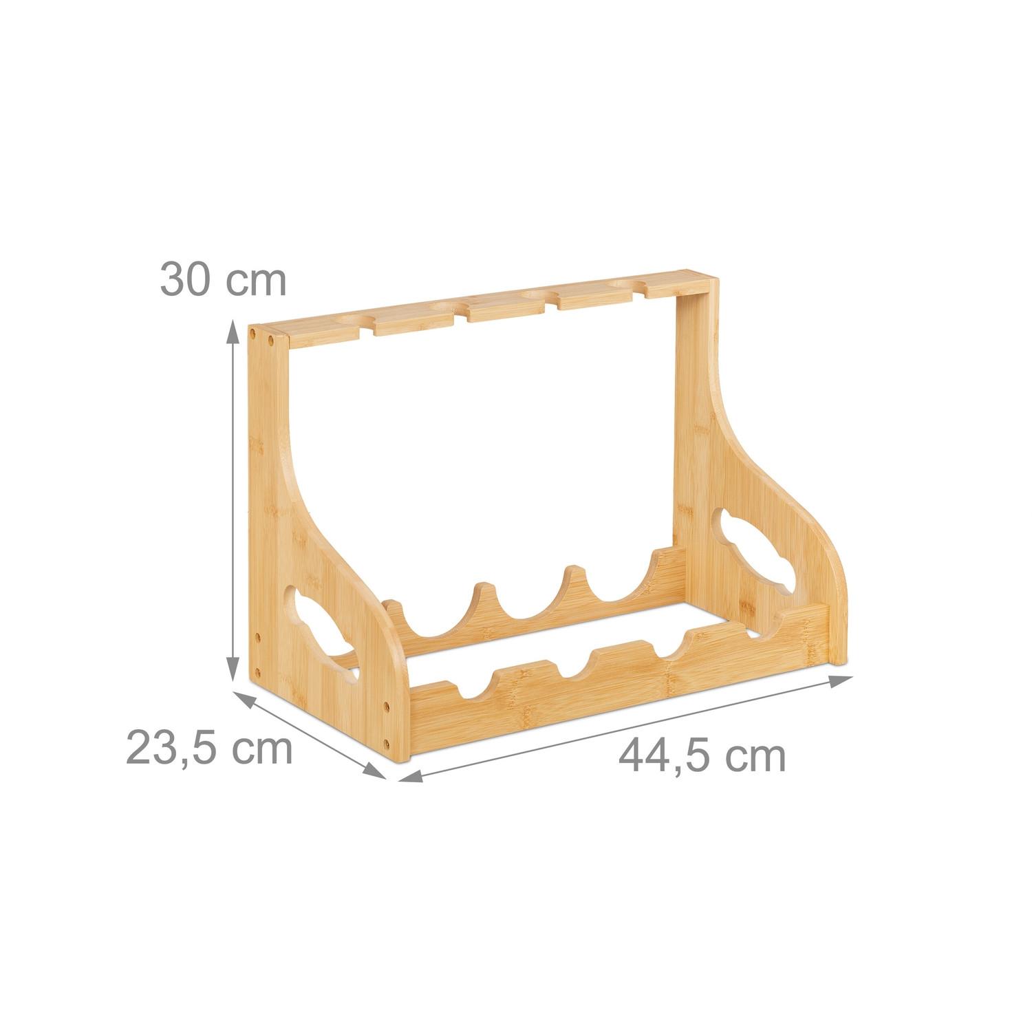 Northix Portabottiglie con portabicchieri  