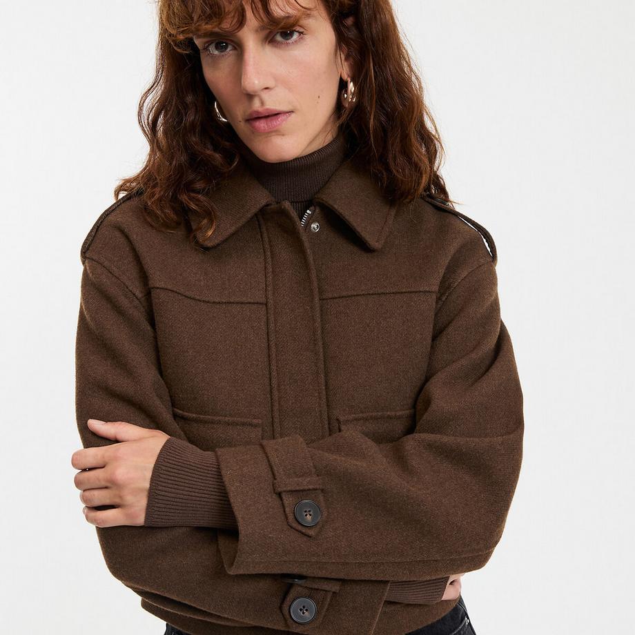 La Redoute Collections Blouson court fermeture zippée  