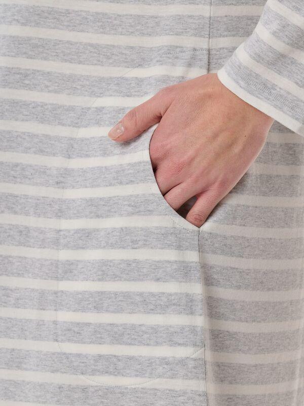 Schiesser Chemise de nuit rayée à manches longues  