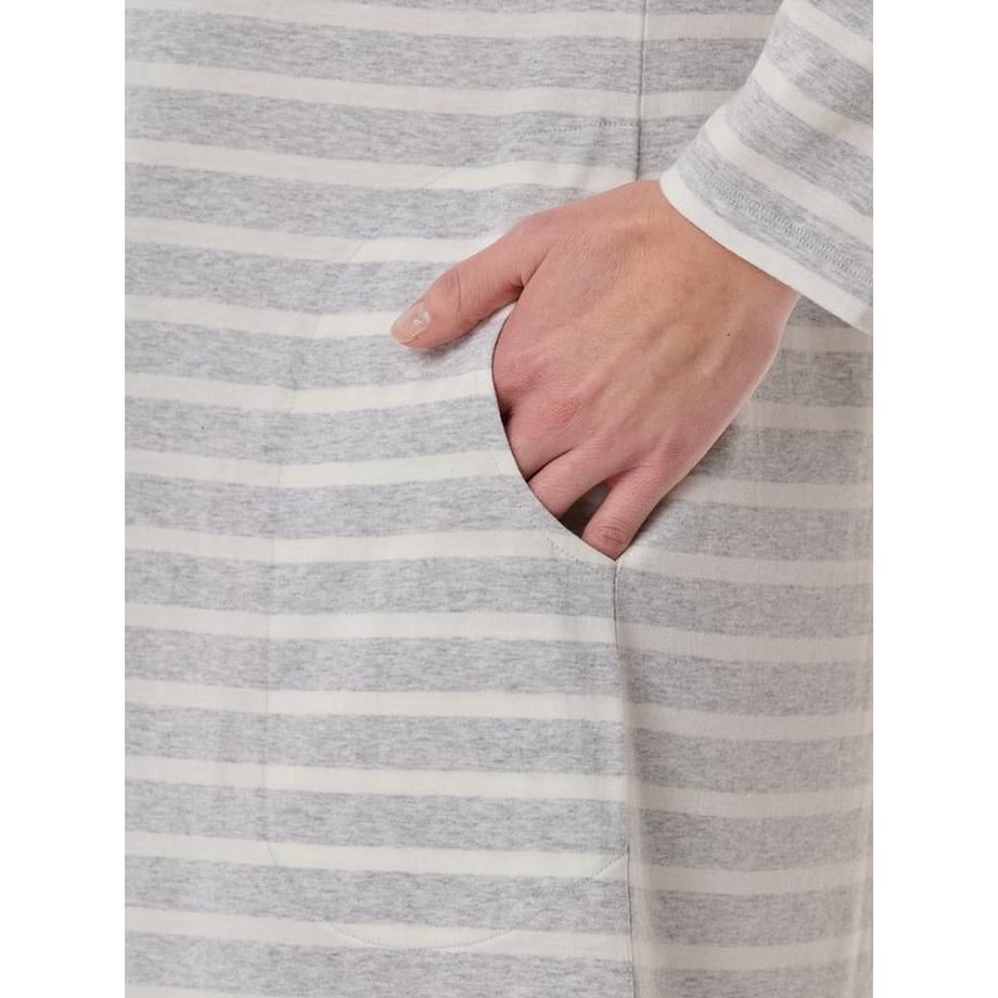 Schiesser Gestreiftes Langarm Nachthemd  