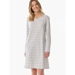 Schiesser Camicia da notte a maniche lunghe a righe  