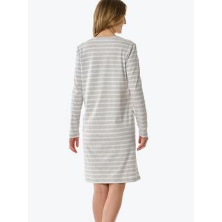 Schiesser Camicia da notte a maniche lunghe a righe  