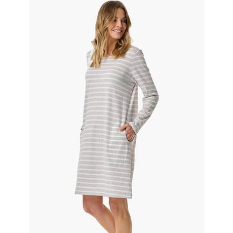 Schiesser Camicia da notte a maniche lunghe a righe  