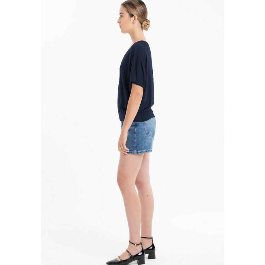 Studio Cashmere8 KELLY 6 V-Ausschnitt Fledermausärmel Pullover  