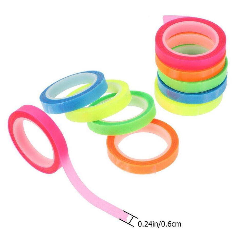 Gameloot  Ruban adhésif de différentes couleurs - surligneur - 5 rouleaux 