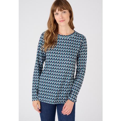 Damart  Tee-shirt maille chaude motif cachemire. 