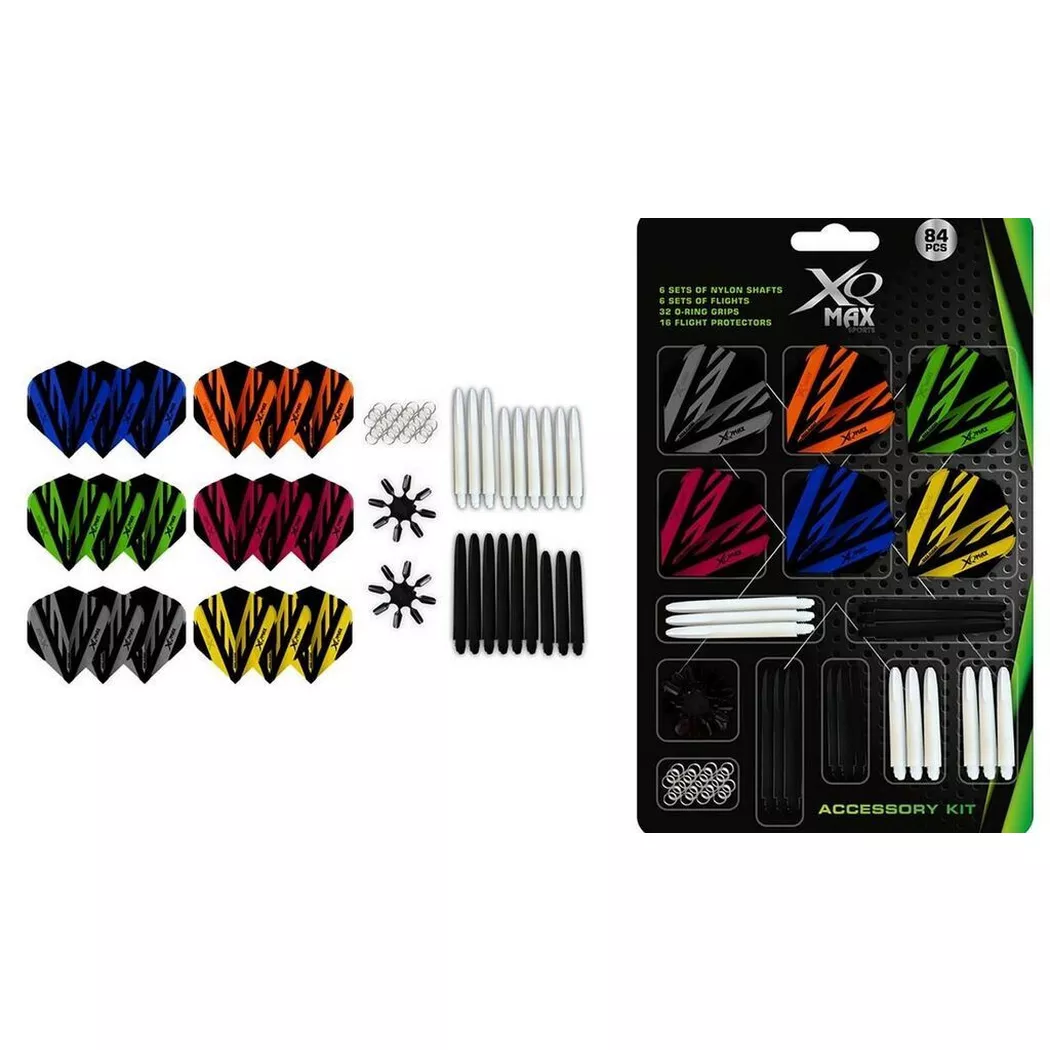XQ Max - 84-teiliges Dart-Zubehörset, One Size