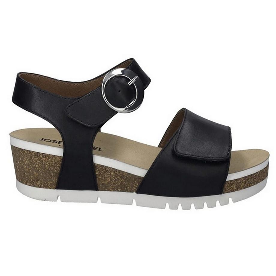 Josef Seibel Quinn 16 Sandali in Pelle con Tacco a Zeppa  