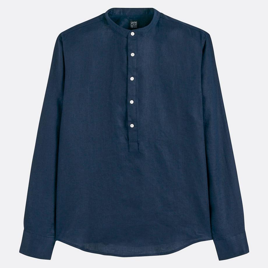 La Redoute Collections Stehkragenhemd  