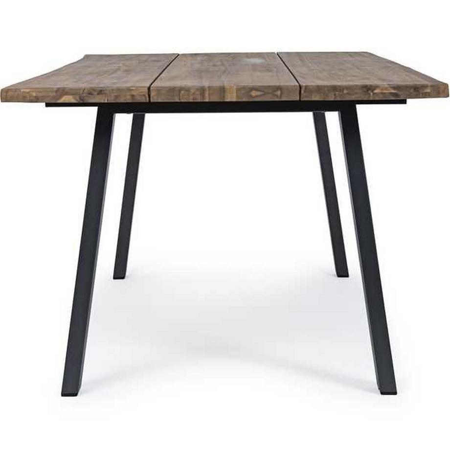 mutoni Table de jardin Oslo 200x100 FSC naturel anthracite  