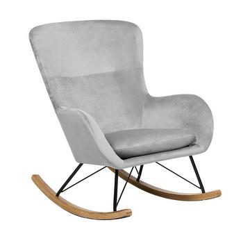 Fauteuil à bascule en Velours Glamour ELLAN