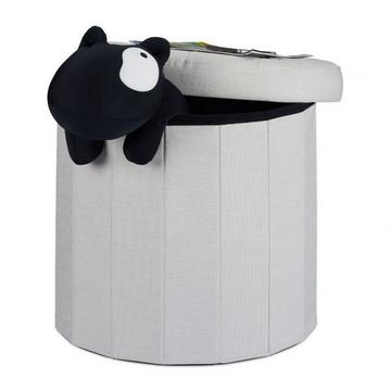 Hocker mit Stauraum Größe L rund