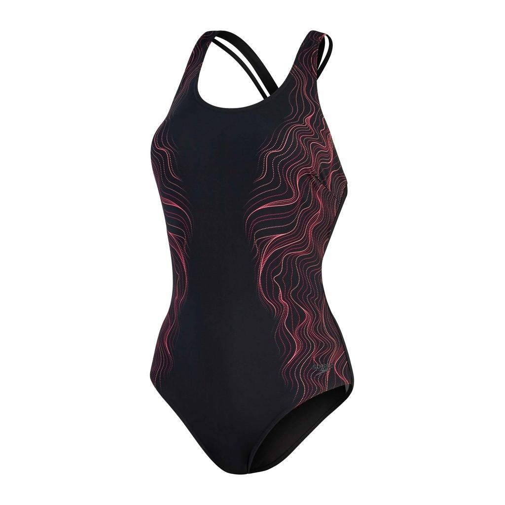 speedo  bedruckter badeanzug, damen calypso shaping 