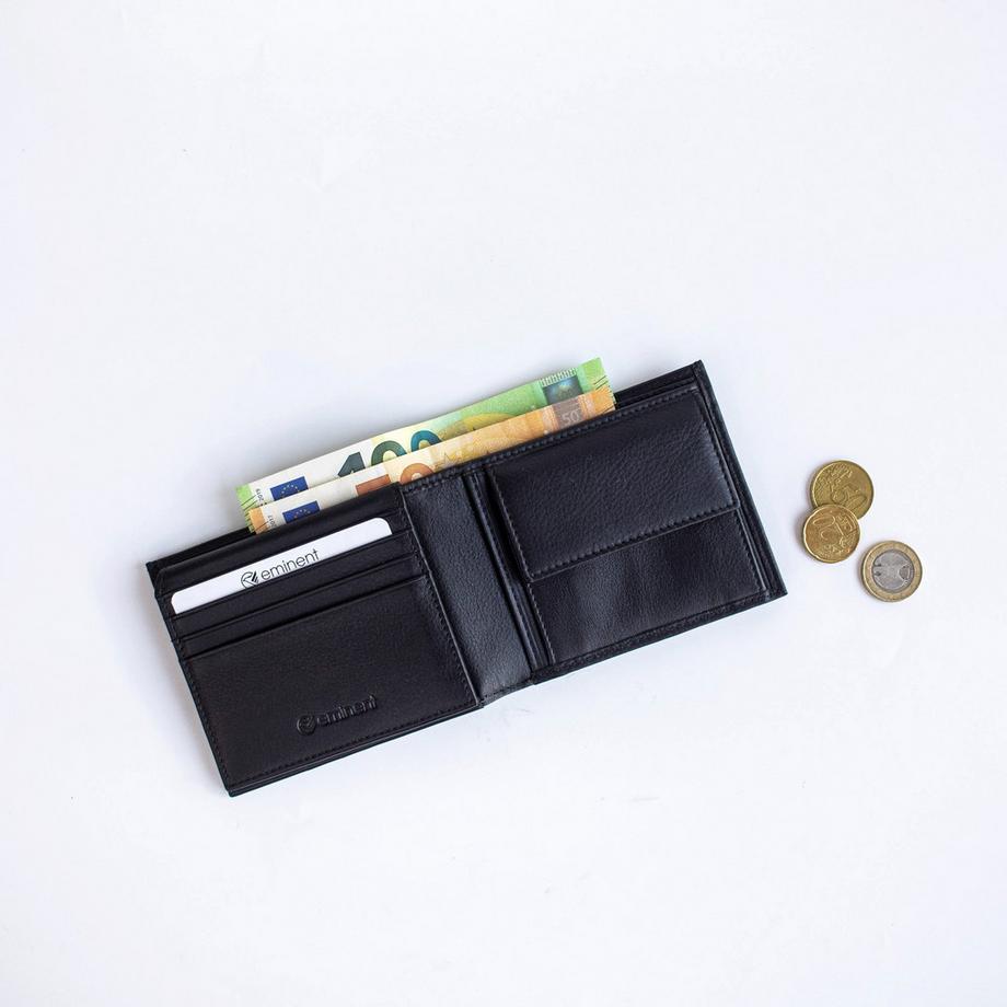 EMINENT Clapham Bifold Portefeuille Avec Volet Pour Cartes Rabattable  