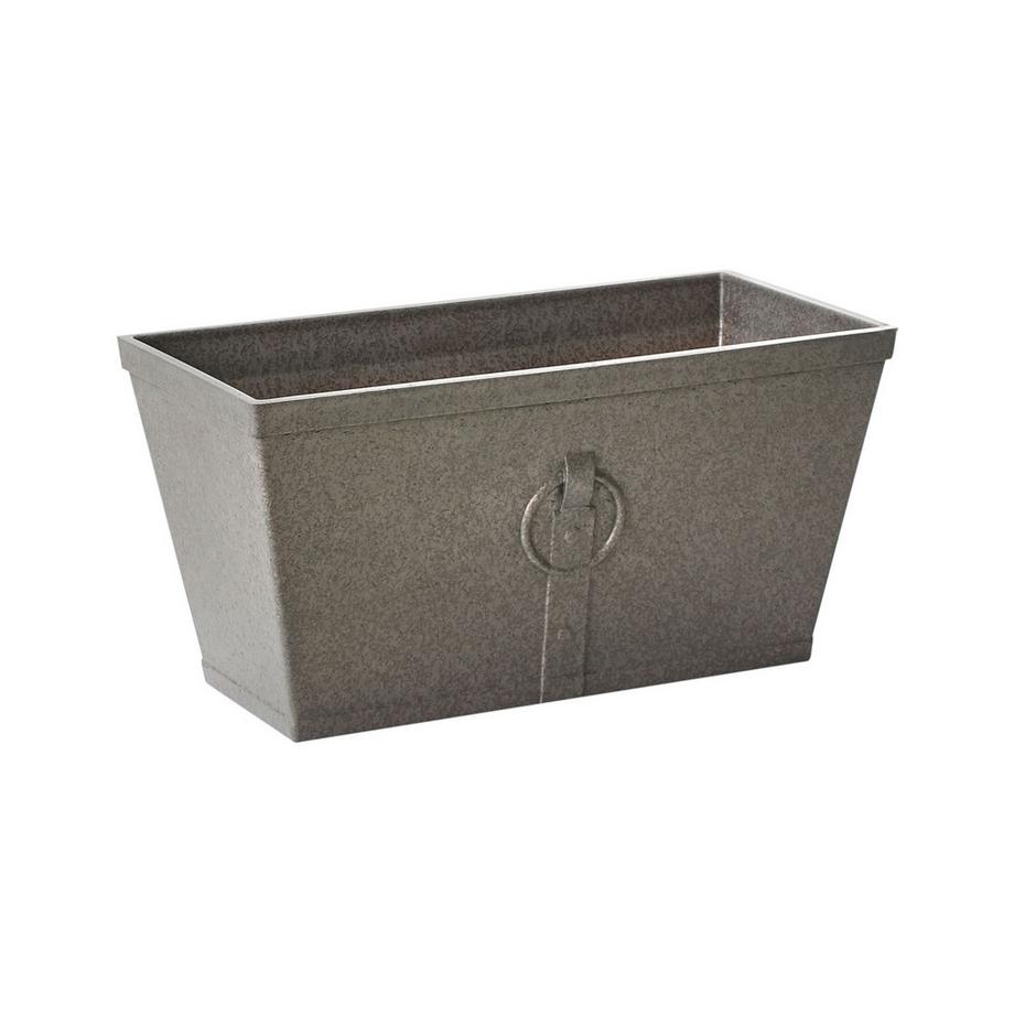 Beliani Set di 2 vasi per piante en Fibra d'argilla Retrò PORIA  