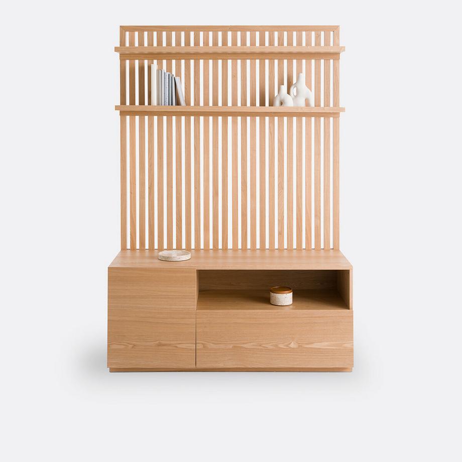 La Redoute Intérieurs Hifi TV-Möbel aus massiver Esche und Furnier  