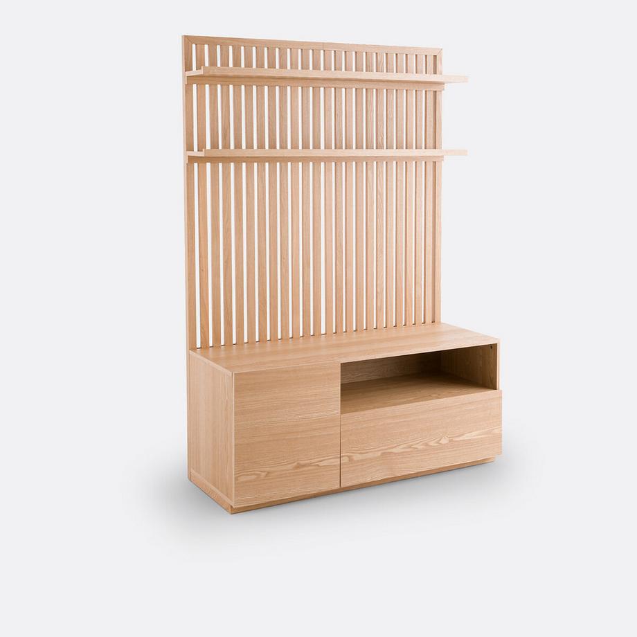 La Redoute Intérieurs Hifi TV-Möbel aus massiver Esche und Furnier  