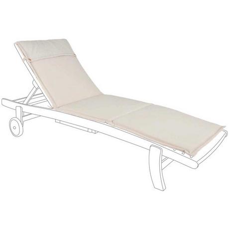 mutoni Coussin de jardin Naturale bain de soleil Spun 62x190  