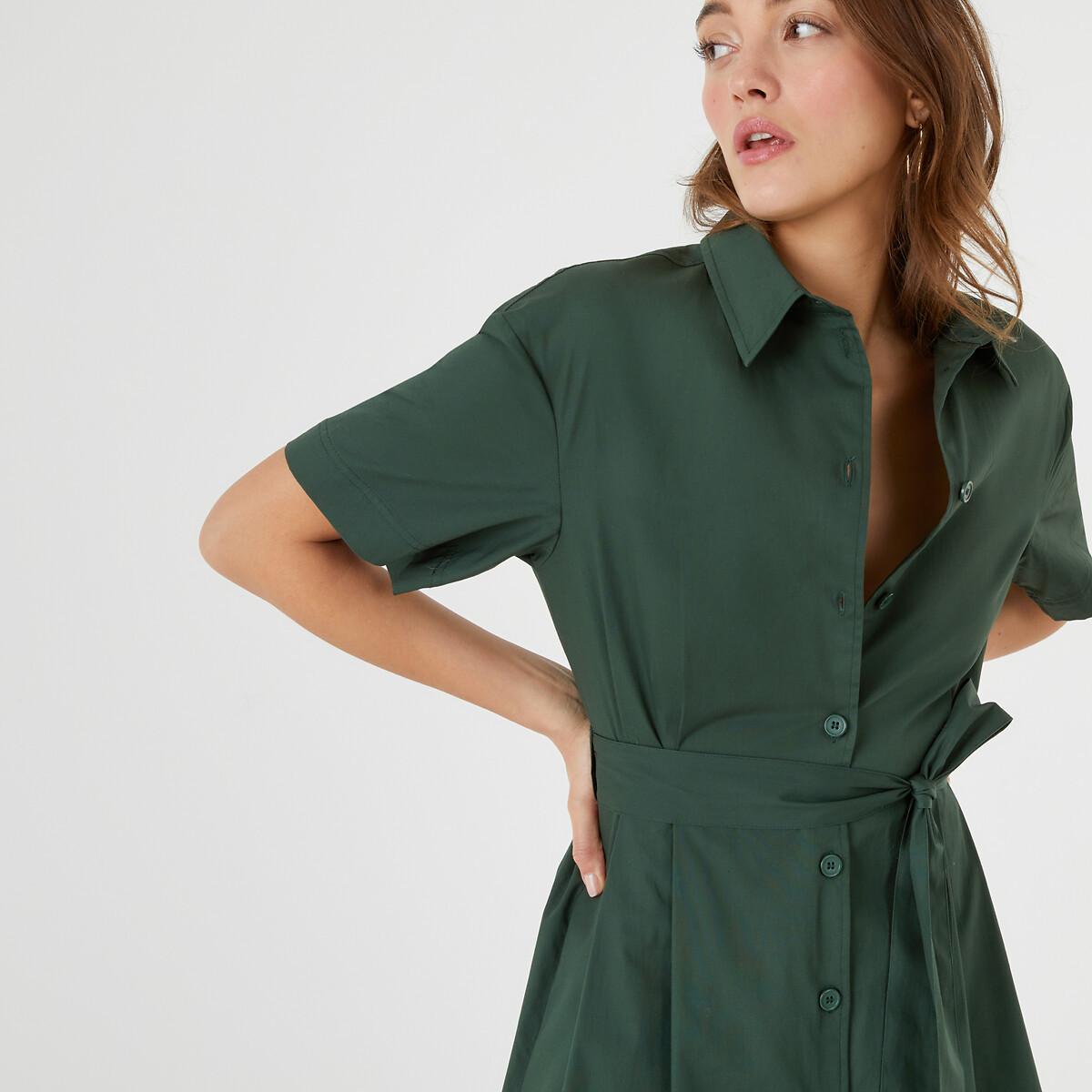 La Redoute Collections Abito a camicia con cintura da annodare  