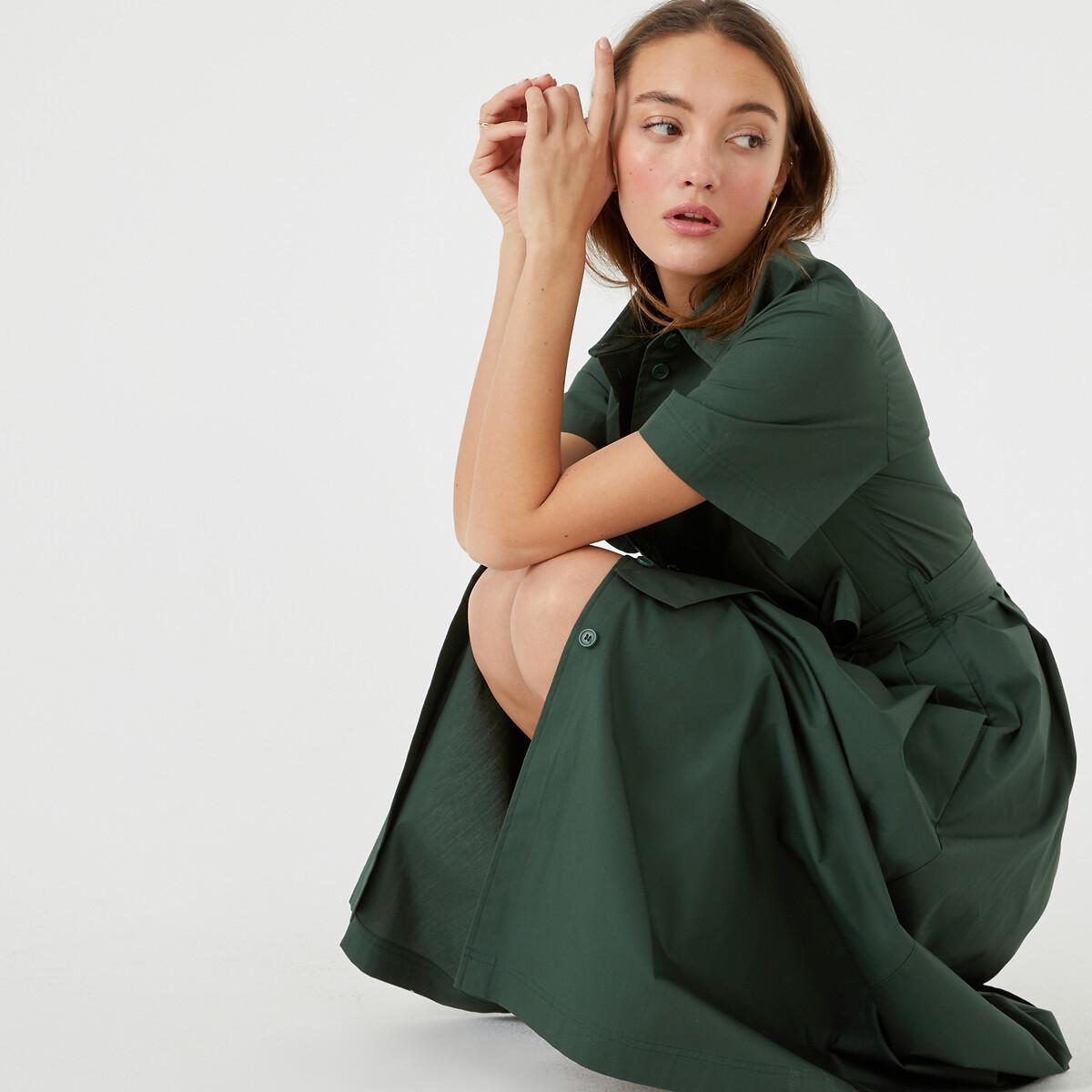 La Redoute Collections Abito a camicia con cintura da annodare  