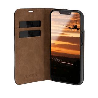 JT Berlin  iPhone 14 Pro Max - Jt Berlin Tegel Flip Case Schwarz 