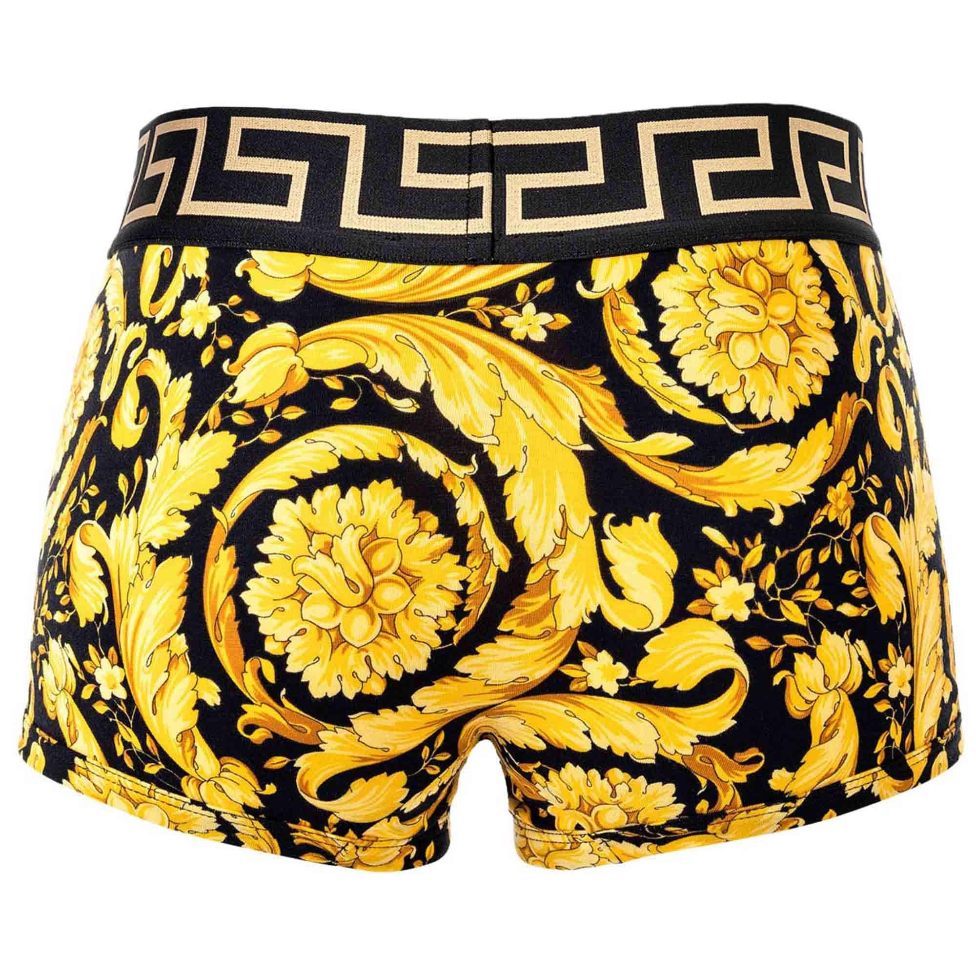 VERSACE Barocco All Over Short Trunk Stretch Organic Jersey Boxer  