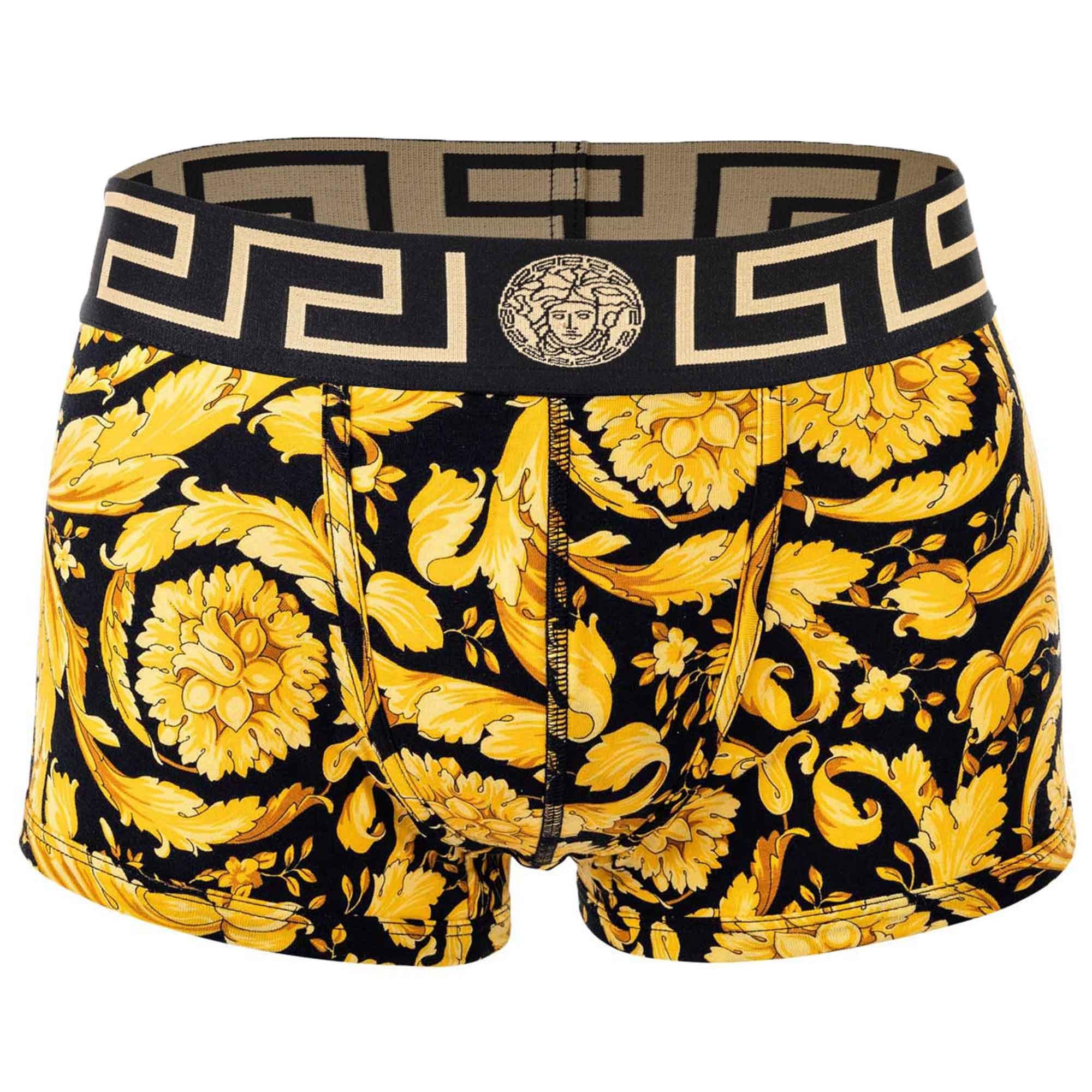 VERSACE Barocco All Over Short Trunk Stretch Organic Jersey Boxer  