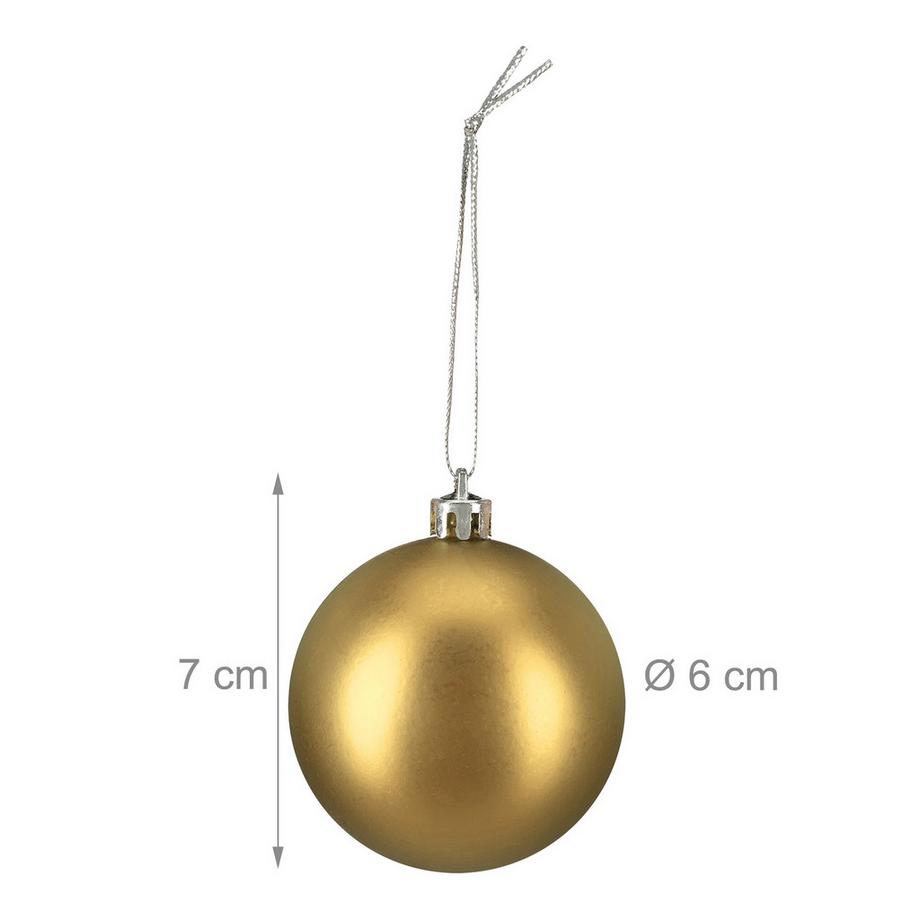 Northix Set di palline per albero di Natale, confezione da 50  