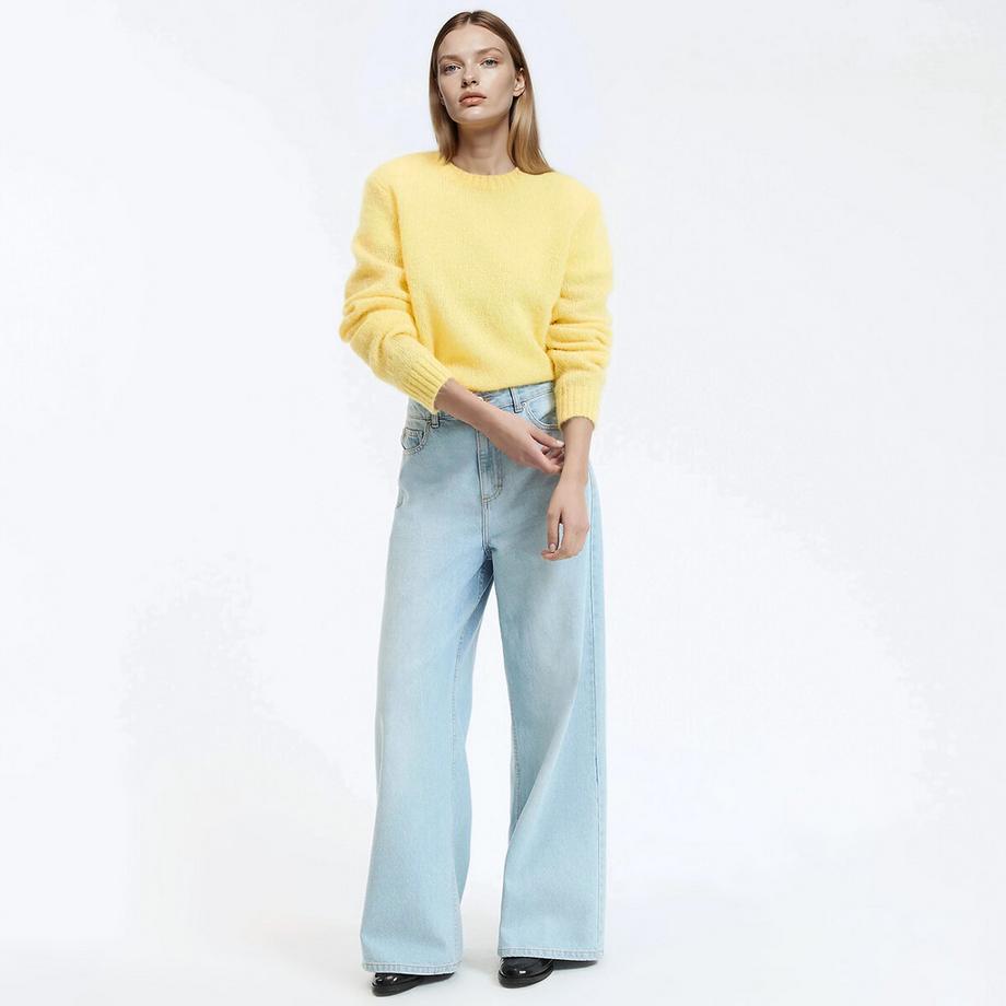 La Redoute Collections Pull col rond en grosse maille  