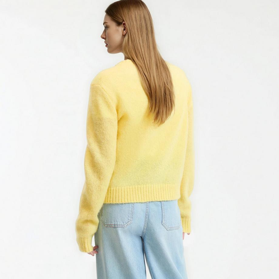 La Redoute Collections Pull col rond en grosse maille  