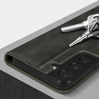 Avizar  Etui folio Samsung Galaxy S22P cuir Gris 