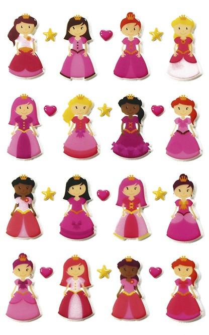 Clairefontaine  Clairefontaine Cooky, Sach 1 pl 7,5x12cm, Princesses 2 