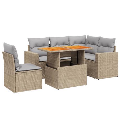 VidaXL Garten sofagarnitur poly-rattan  