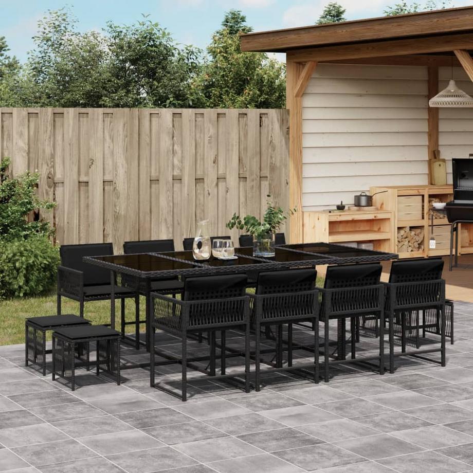 VidaXL Garten essgruppe poly-rattan  