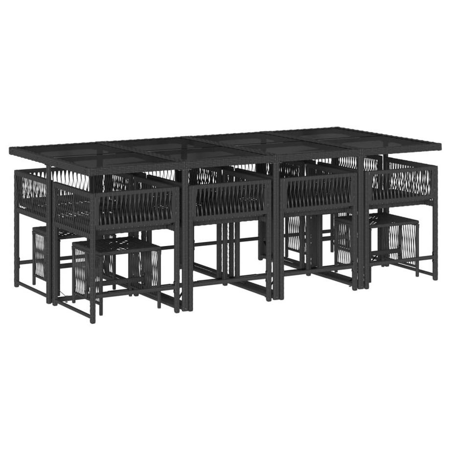 VidaXL Garten essgruppe poly-rattan  