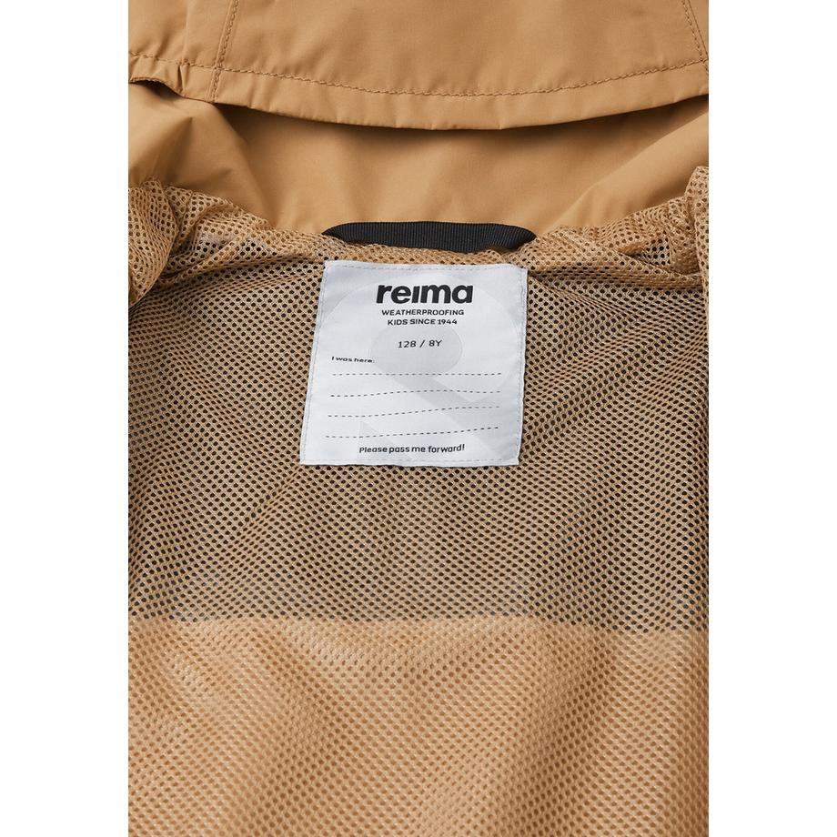 Reima  tec Kinder Regenjacke Tuulos Peanut Brown 
