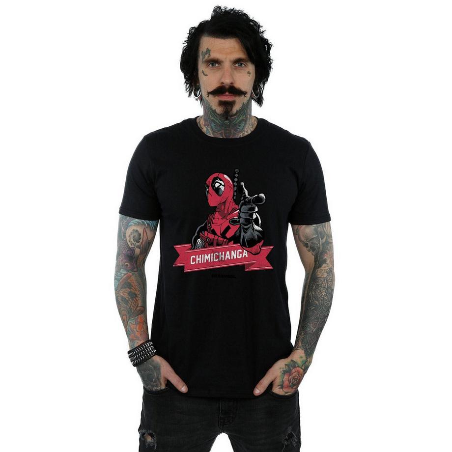 MARVEL Chimichanga Finger Bedrucktes T-Shirt  