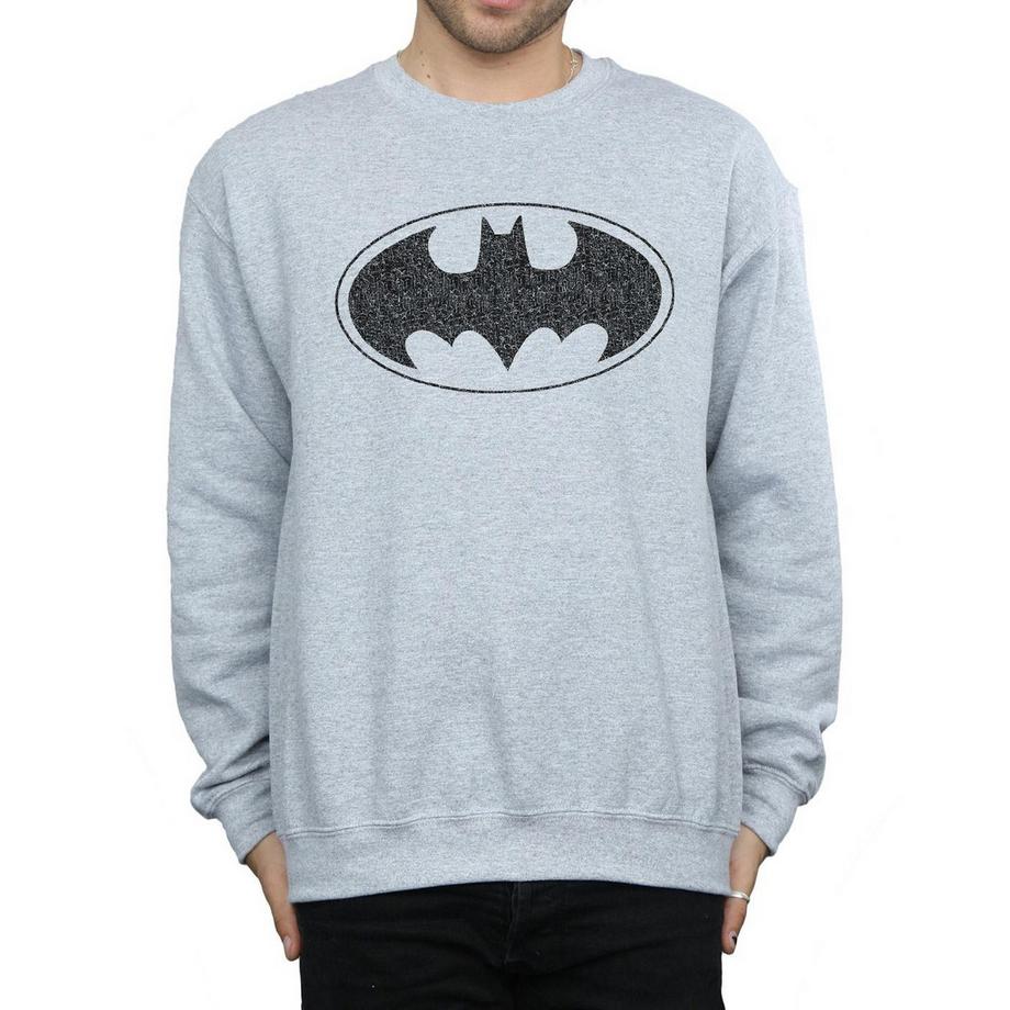 DC COMICS Batman Logo Sweatshirt Col Rond  