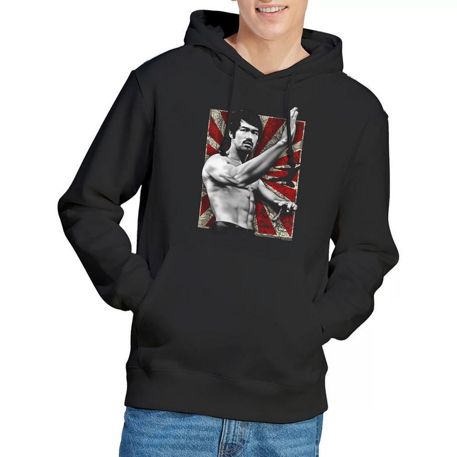 Bruce Lee Concentrate Felpa Con Cappuccio  