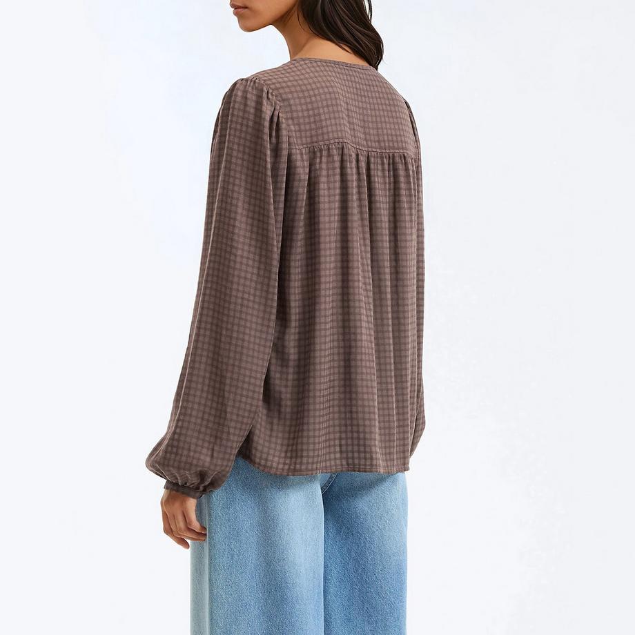 La Redoute Collections V-Ausschnitt Bluse  