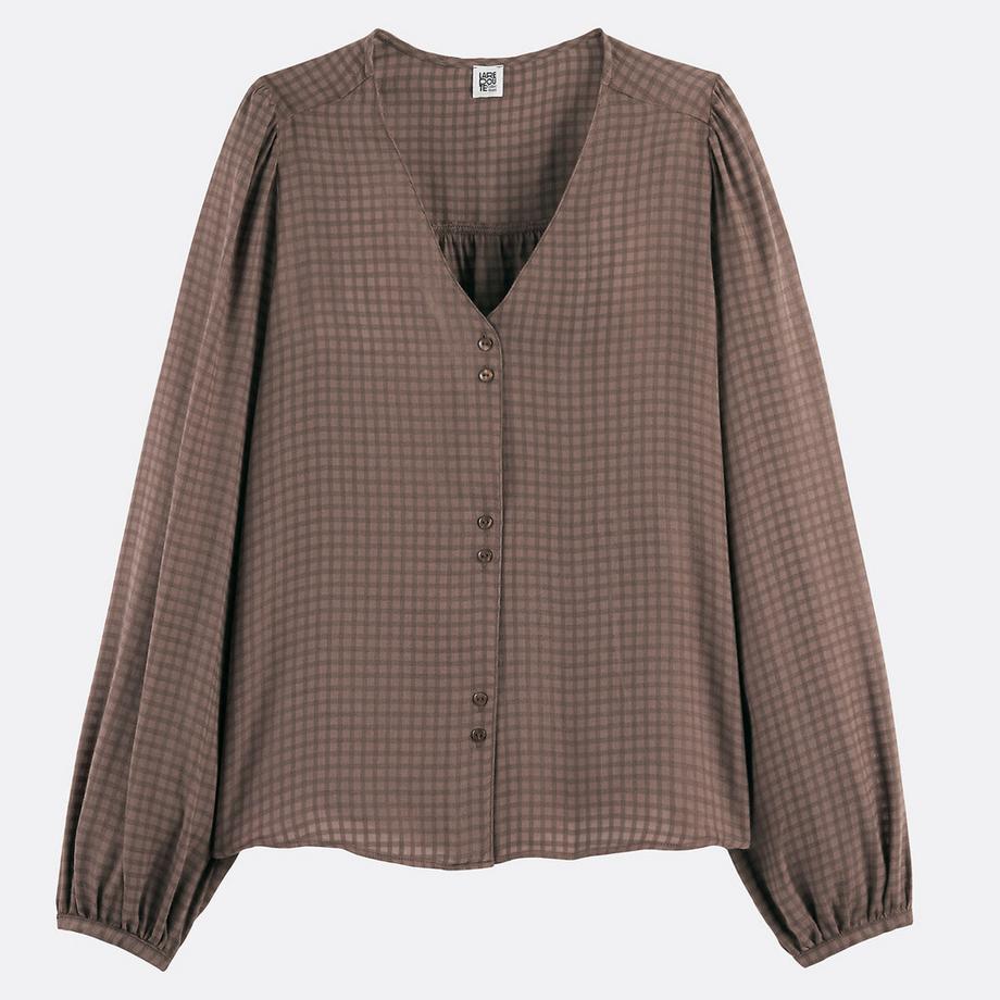 La Redoute Collections V-Ausschnitt Bluse  