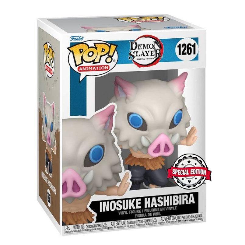 Funko  Figura POP Cacciatore di demoni Kimetsu no Yaiba Inosuke Hashibira Esclusivo 