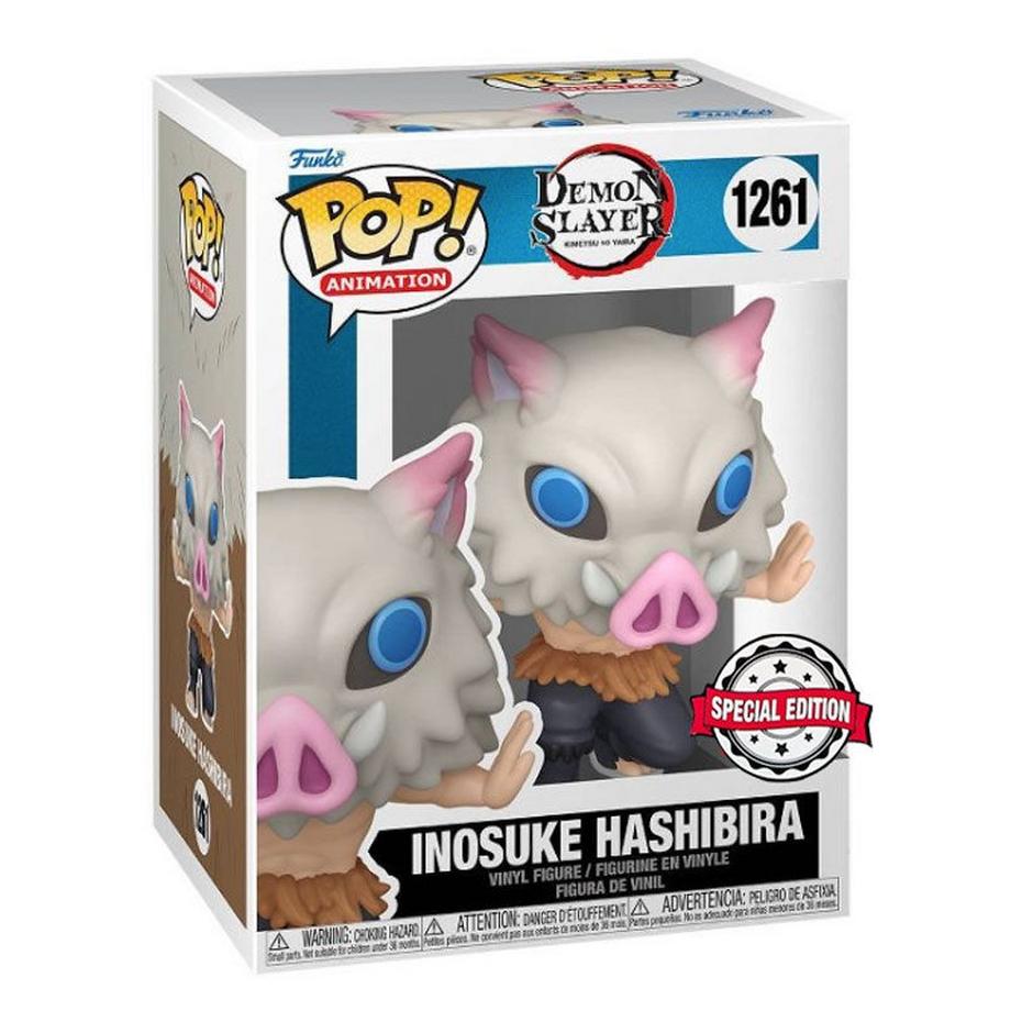 Funko  Figurine POP Demon Slayer Kimetsu no Yaiba Inosuke Hashibira Exclusif 