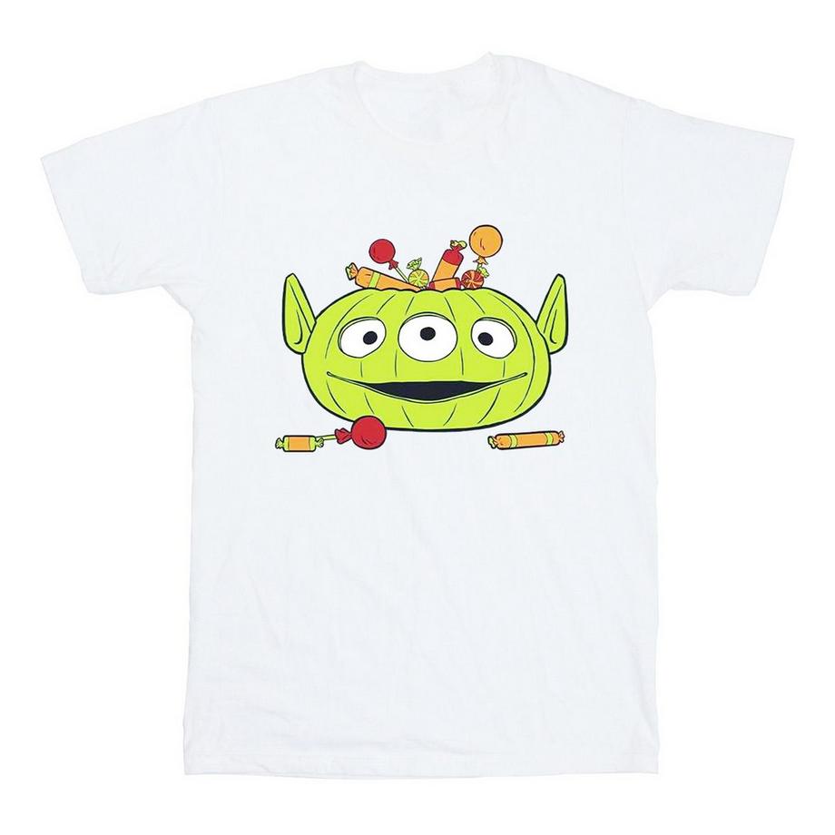 Alien Pumpkin Basket TShirt  Halloween