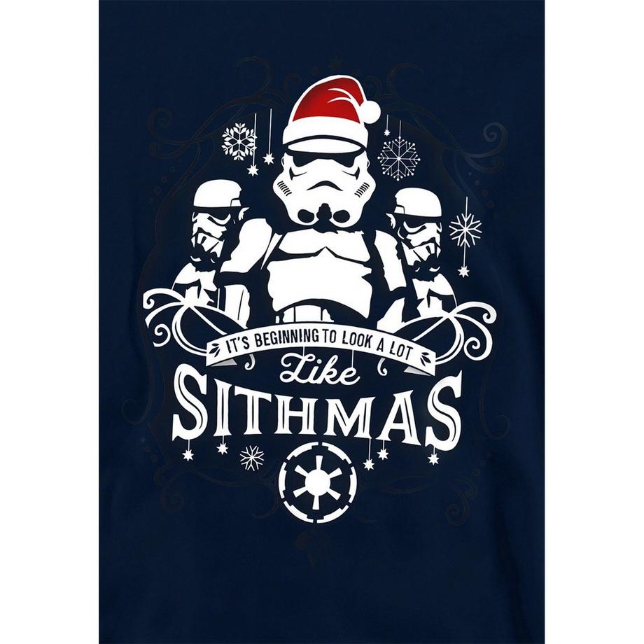 STAR WARS  It's Beginning To Look A Lot Like Sithmas Felpa Con Cappuccio Natale 