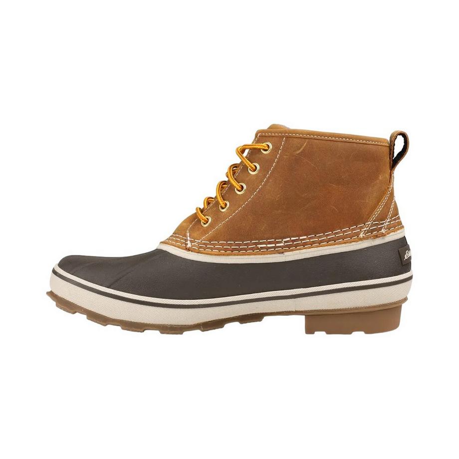 Eddie Bauer  Stiefel Hunt Pac, Narbiges Leder 