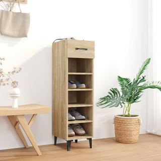 VidaXL Armoire à chaussures bois d'ingénierie  