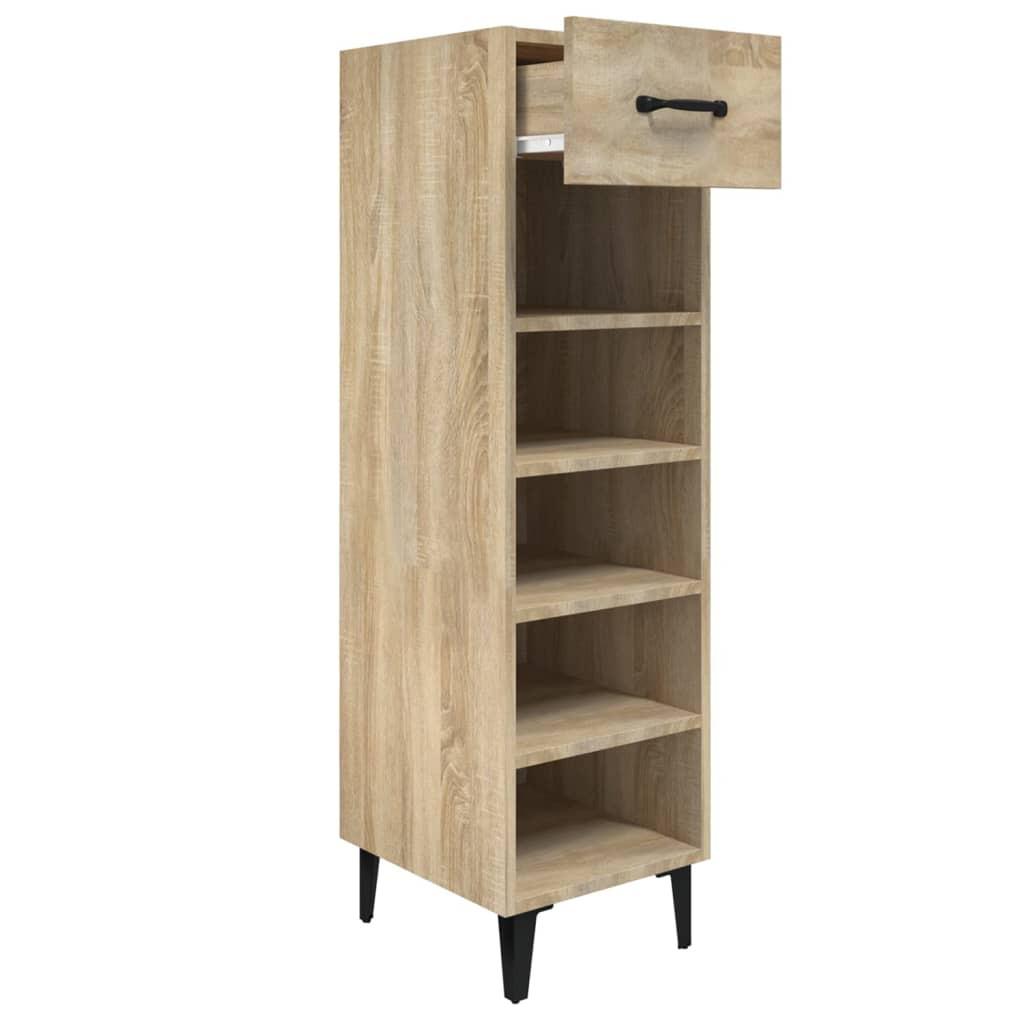 VidaXL Armoire à chaussures bois d'ingénierie  