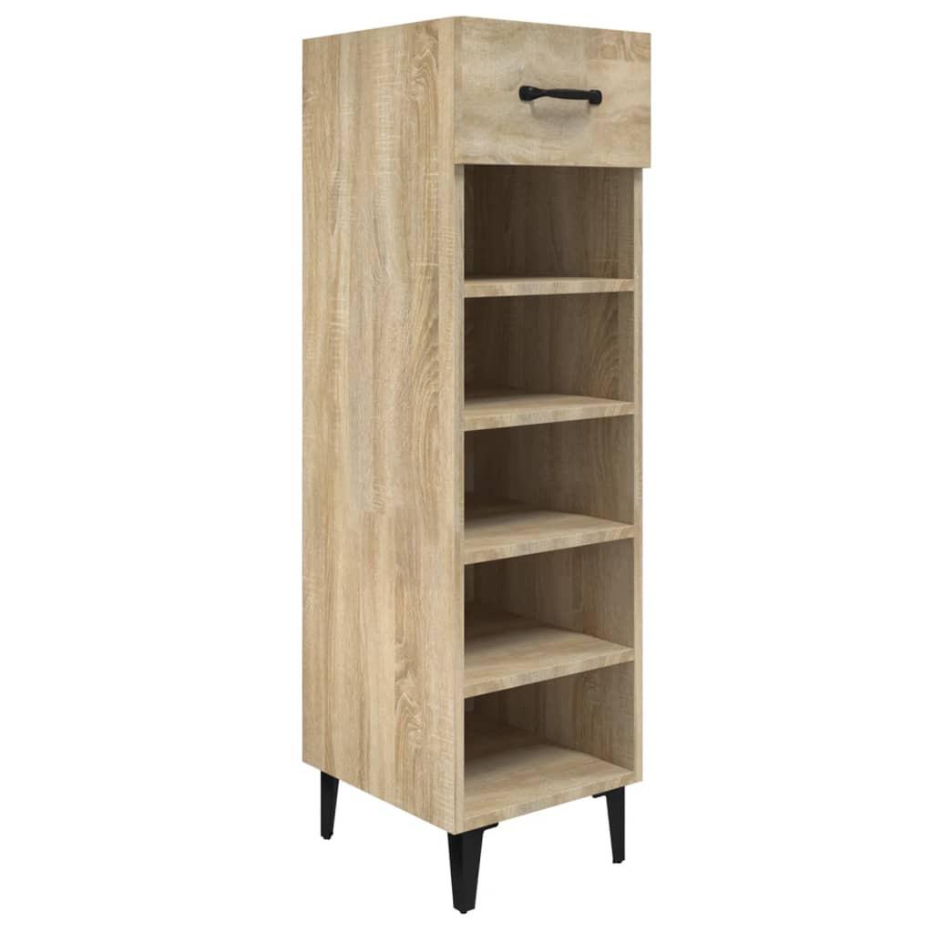 VidaXL Armoire à chaussures bois d'ingénierie  